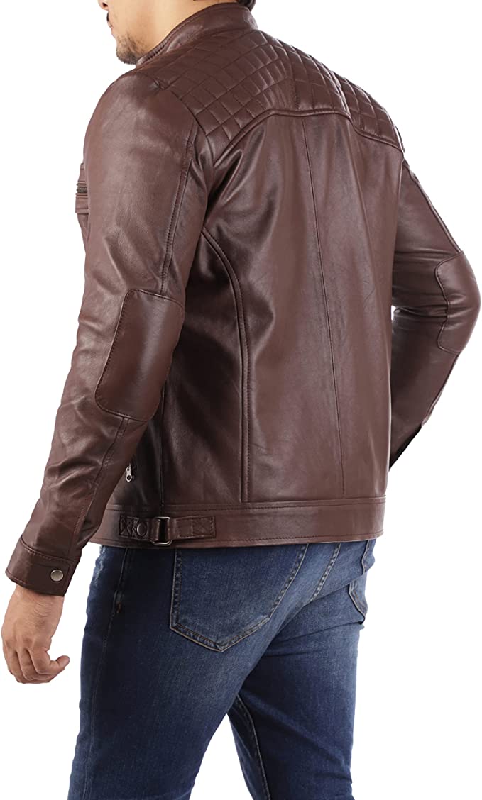 Men's Dark Brown Leather Jacket