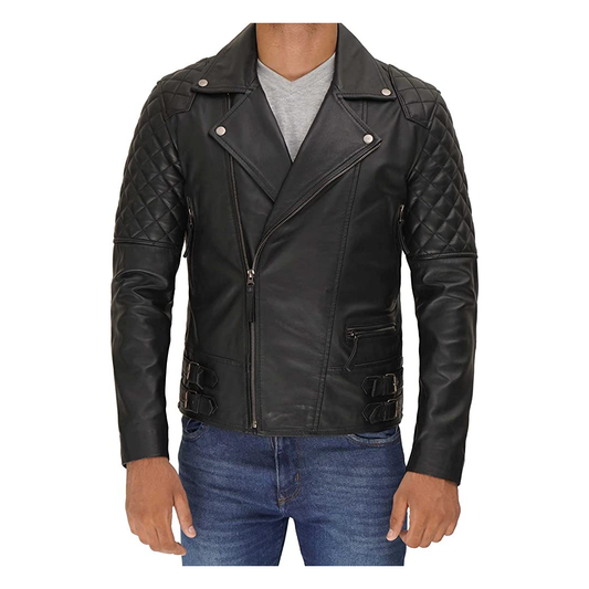 Men's Black Real Lambskin Leather Jacket