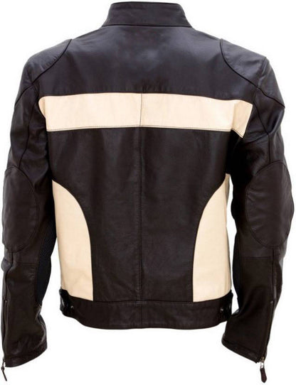 Men's Biker Real Leather Jacket Motorcycle jacket