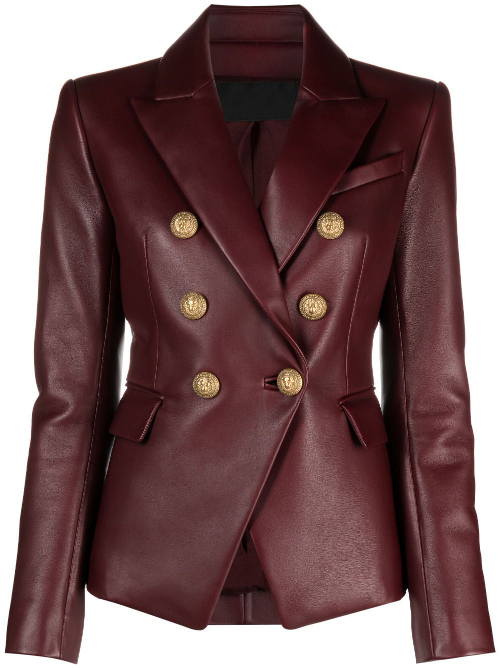 Women's Premium Lambskin Leather Blazer