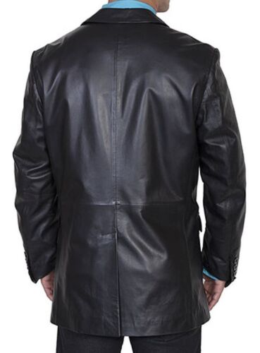 Men Blazer For Office Genuine Leather Blazer