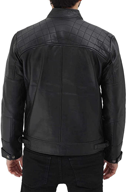 Premium Leather Jacket for Men Black Colour