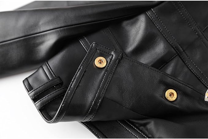 Women's New Stylish 3 Button Genuine Lambskin Leather Jacket