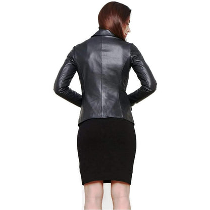 Women's New Stylish 3 Button Blazer Made Real Lambskin Leather