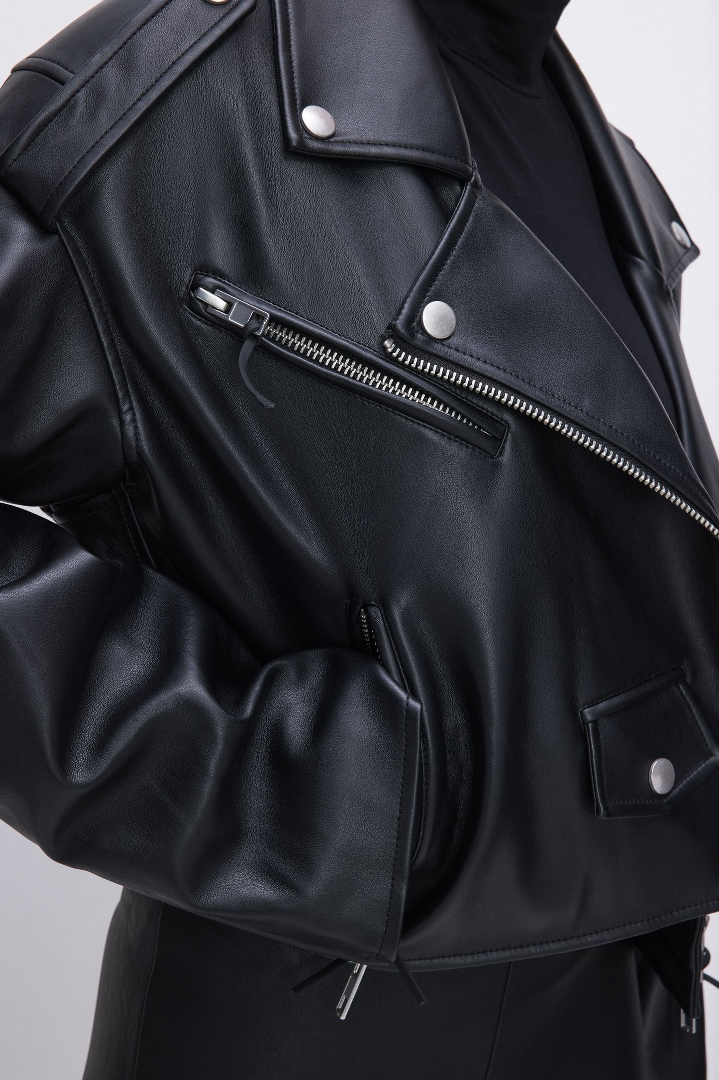 Women's High Quality Real Leather Motorcycle Jacket