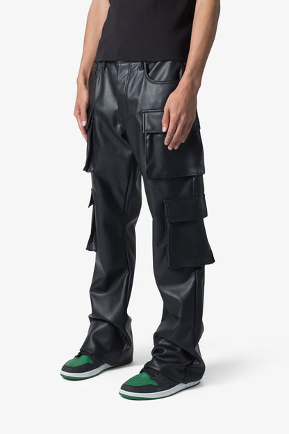 Men's 8 Pockets Buggy Leather Pant Made with High Quality Lambskin Leather