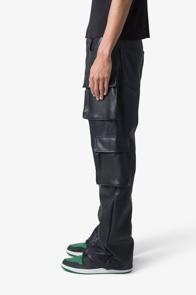 Men's 8 Pockets Buggy Leather Pant Made with High Quality Lambskin Leather