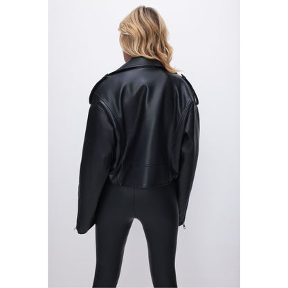 Women's High Quality Real Leather Motorcycle Jacket