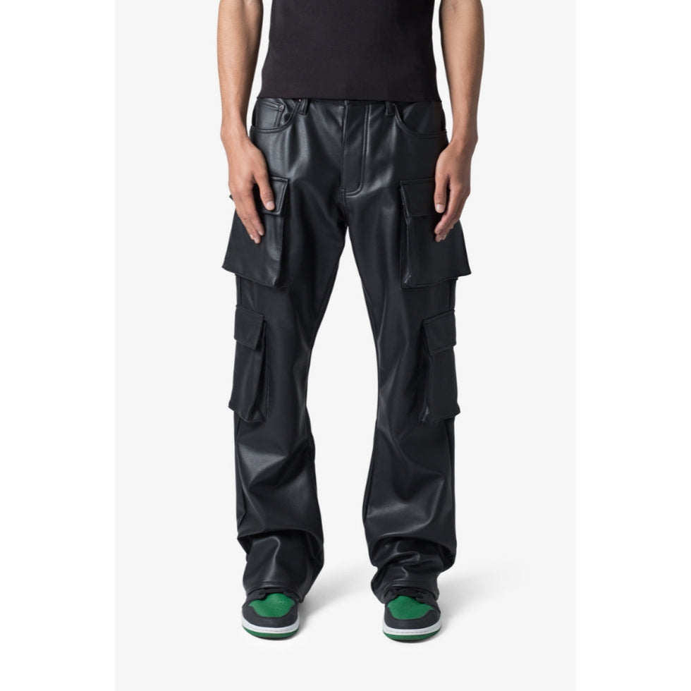 Men's 8 Pockets Buggy Leather Pant Made with High Quality Lambskin Leather