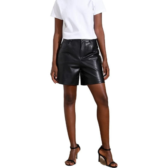 Women's Genuine Lambskin Leather Short