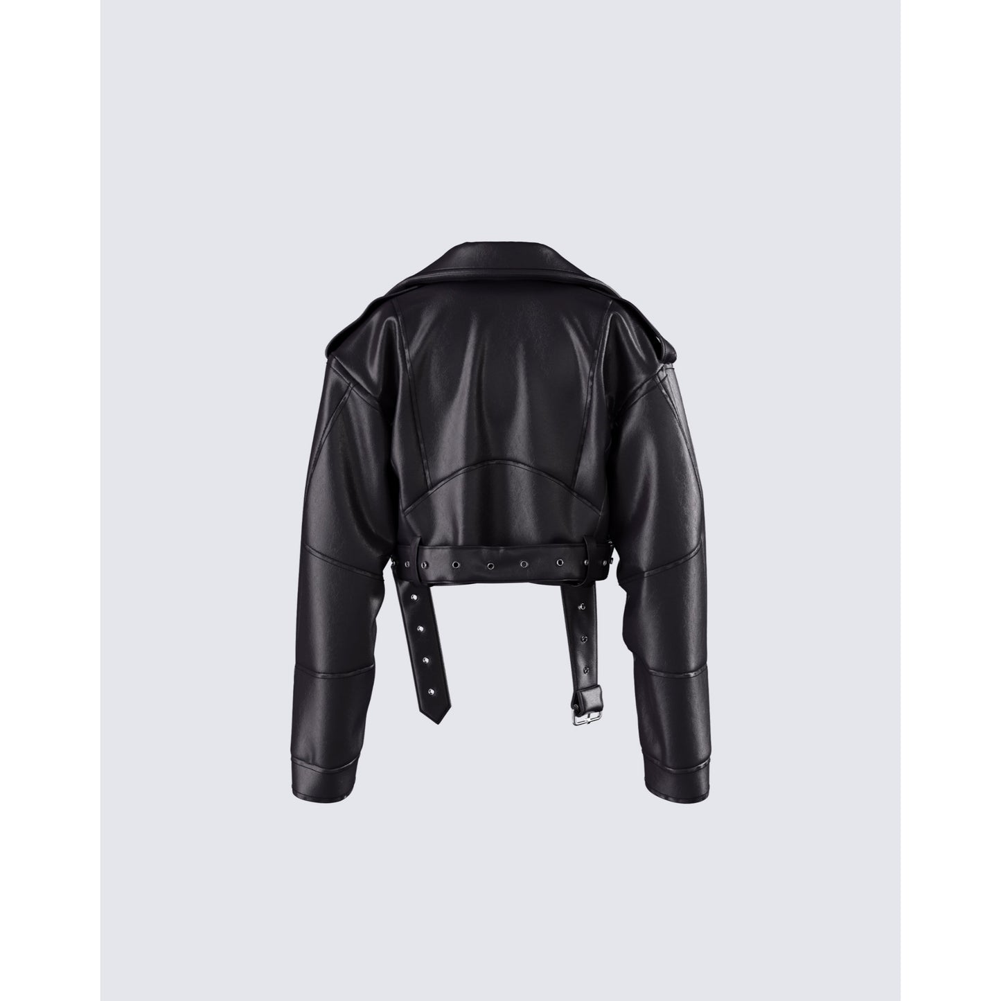 Women's High Quality Crop Bike Riding Jacket Made with Real Lambskin Leather