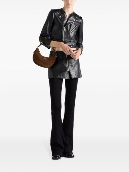 Women's  Designer Mini skirt Made with Genuine Lambskin Leather