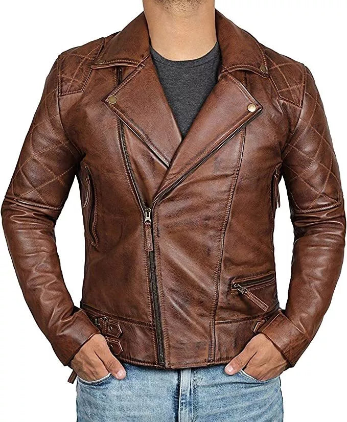 New Premium Quality Pure Leather Brown Jacket