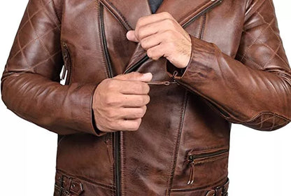 New Premium Quality Pure Leather Brown Jacket