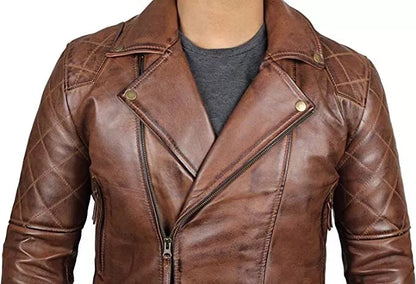 New Premium Quality Pure Leather Brown Jacket